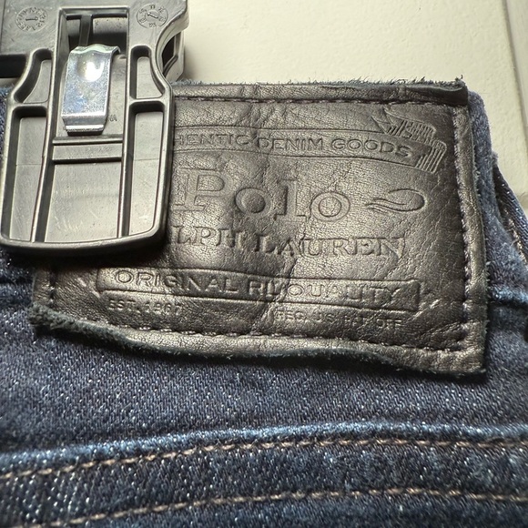 Polo Ralph Lauren Men’s Jeans The Hampton 38X30 Relaxed Straight Dark Wash - Picture 5 of 10